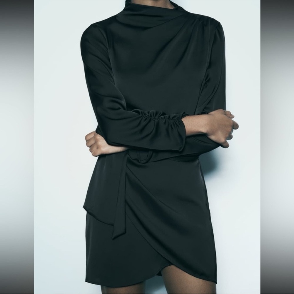Satin Mini Dress